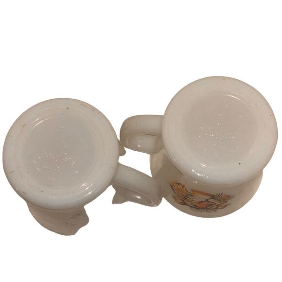 Fire King Tony The Tiger Pair of Mugs Anchor Hocking Made in USA Vintage - Picture 6 of 8